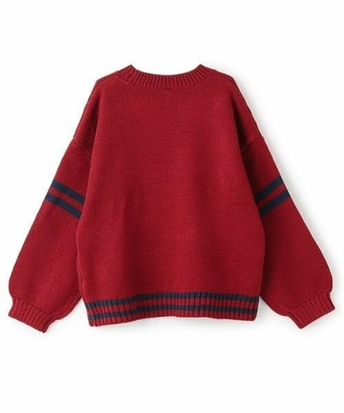 and D.petitmain / アンドディー. プティマイン ニット・セーター | 【洗濯機可】サガラワッペンラインニット | 詳細7