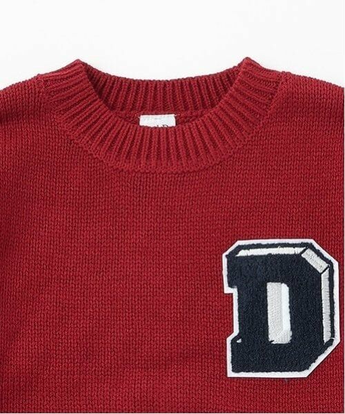 and D.petitmain / アンドディー. プティマイン ニット・セーター | 【洗濯機可】サガラワッペンラインニット | 詳細8