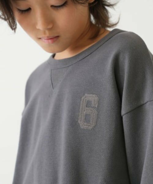 and D.petitmain / アンドディー. プティマイン スウェット | ロゴチェーンステッチワイドスウェット | 詳細1