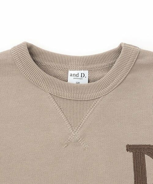 and D.petitmain / アンドディー. プティマイン スウェット | ロゴチェーンステッチワイドスウェット | 詳細8