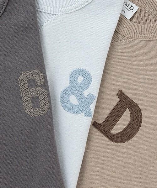 and D.petitmain / アンドディー. プティマイン スウェット | ロゴチェーンステッチワイドスウェット | 詳細9