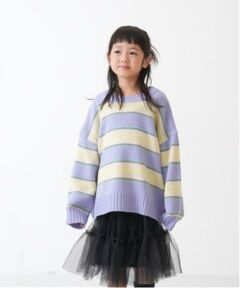 and D.petitmain / アンドディー. プティマイン ニット・セーター | 【リンク】【洗濯機可】ボーダーニット