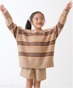 and D.petitmain / アンドディー. プティマイン ニット・セーター | 【リンク】【洗濯機可】ボーダーニット