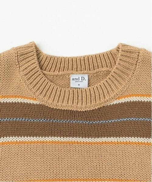 and D.petitmain / アンドディー. プティマイン ニット・セーター | 【リンク】【洗濯機可】ボーダーニット | 詳細4