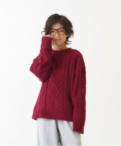 and D.petitmain / アンドディー. プティマイン ニット・セーター | 【洗濯機可】７Gケーブルニット