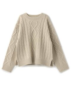 and D.petitmain / アンドディー. プティマイン ニット・セーター | 【洗濯機可】７Gケーブルニット