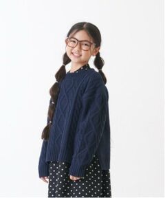 and D.petitmain / アンドディー. プティマイン ニット・セーター | 【洗濯機可】７Gケーブルニット