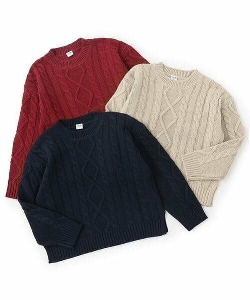 and D.petitmain / アンドディー. プティマイン ニット・セーター | 【洗濯機可】7Gケーブルニット | 詳細5