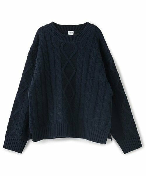 and D.petitmain / アンドディー. プティマイン ニット・セーター | 【洗濯機可】7Gケーブルニット | 詳細9