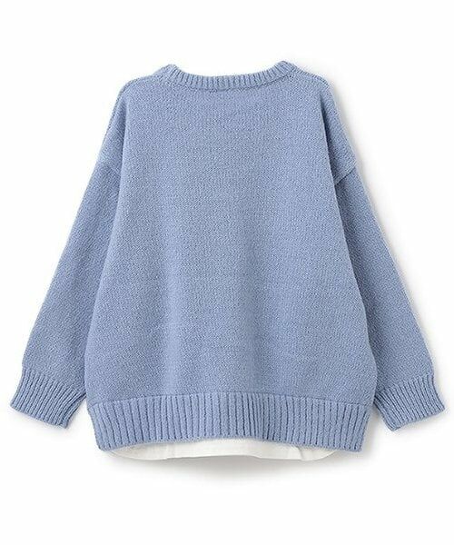 and D.petitmain / アンドディー. プティマイン ニット・セーター | 【親子リンク】洗濯機可 Kids裾レイヤードニット | 詳細1