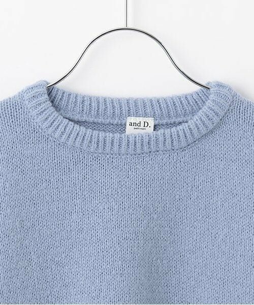 and D.petitmain / アンドディー. プティマイン ニット・セーター | 【親子リンク】洗濯機可 Kids裾レイヤードニット | 詳細2