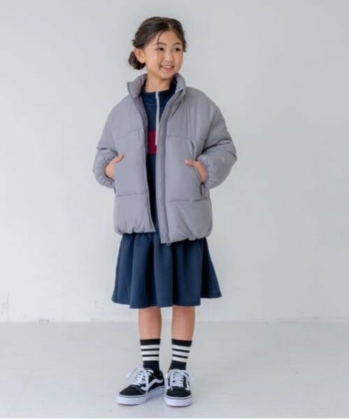and D.petitmain / アンドディー. プティマイン その他アウター | 中綿ジャケット（グレー）