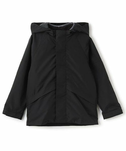 and D.petitmain / アンドディー. プティマイン ブルゾン | ライナーベスト付き マウンテンパーカー（黒）