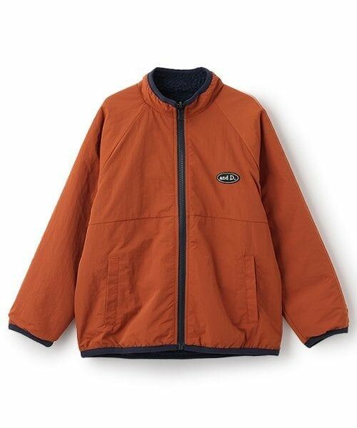 and D.petitmain / アンドディー. プティマイン ブルゾン | ボアリバーシブルジャケット（レンガ）