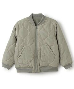 and D.petitmain / アンドディー. プティマイン ブルゾン | ひょうたんキルトリバーシブル MA1