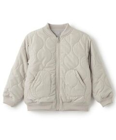 and D.petitmain / アンドディー. プティマイン ブルゾン | ひょうたんキルトリバーシブル MA1