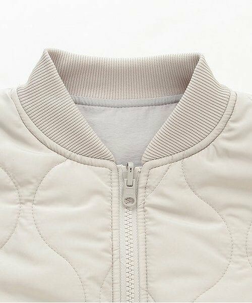 and D.petitmain / アンドディー. プティマイン ブルゾン | ひょうたんキルトリバーシブル MA1 | 詳細10