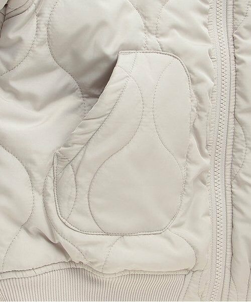 and D.petitmain / アンドディー. プティマイン ブルゾン | ひょうたんキルトリバーシブル MA1 | 詳細11