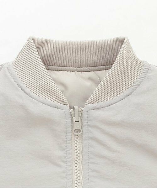 and D.petitmain / アンドディー. プティマイン ブルゾン | ひょうたんキルトリバーシブル MA1 | 詳細13