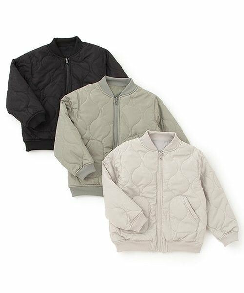 and D.petitmain / アンドディー. プティマイン ブルゾン | ひょうたんキルトリバーシブル MA1 | 詳細18