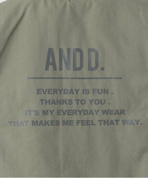 and D.petitmain / アンドディー. プティマイン ブルゾン | ひょうたんキルトリバーシブル MA1 | 詳細7