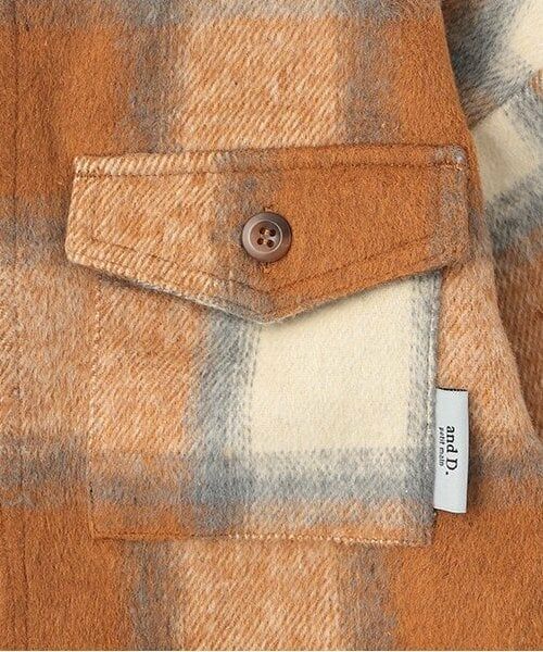 and D.petitmain / アンドディー. プティマイン ブルゾン | CPOチェックジャケット | 詳細3