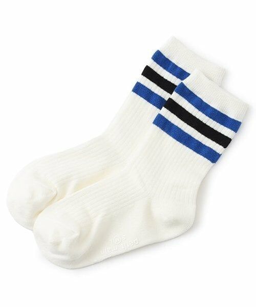 and D.petitmain / アンドディー. プティマイン ソックス | 【デイリー】ラインソックス（ブルー）