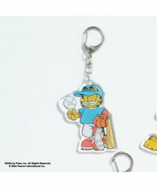 and D.petitmain / アンドディー. プティマイン キーホルダー・ストラップ | 【コラボ】ガーフィールドオータムキーチャーム（ライト ブルー）