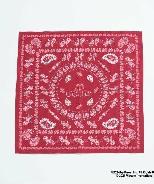 and D.petitmain / アンドディー. プティマイン タオル | 【コラボ】ガーフィールドバンダナ（赤）