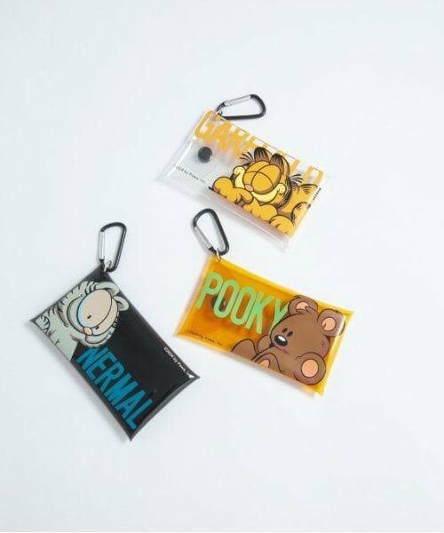 and D.petitmain / アンドディー. プティマイン ポーチ | 【コラボ】ガーフィールドPVCポーチ | 詳細1