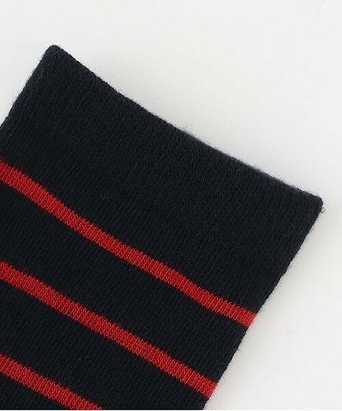 and D.petitmain / アンドディー. プティマイン ソックス | 細ボーダーソックス | 詳細1