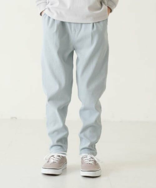 and D.petitmain / アンドディー. プティマイン その他パンツ | ストレッチムジテーパードパンツ（ライト ブルー）