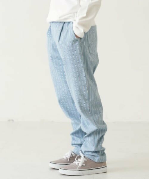 and D.petitmain / アンドディー. プティマイン その他パンツ | ストレッチガラテーパードパンツ | 詳細1