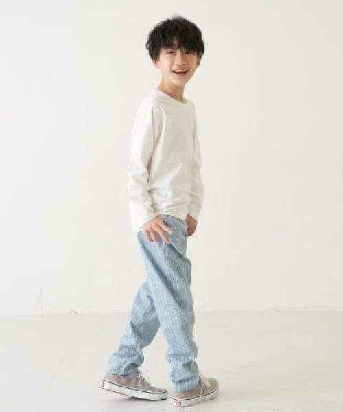 and D.petitmain / アンドディー. プティマイン その他パンツ | ストレッチガラテーパードパンツ | 詳細5