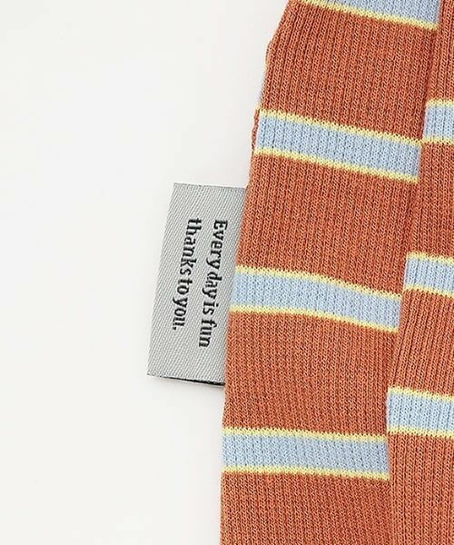 and D.petitmain / アンドディー. プティマイン レギンス・スパッツ | 【365D.】【防汚加工】ボーダーリブレギンス | 詳細10