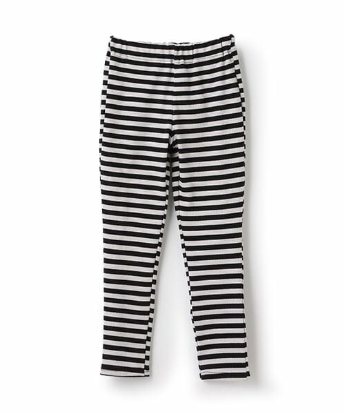 and D.petitmain / アンドディー. プティマイン レギンス・スパッツ | 【365D.】【防汚加工】ボーダーリブレギンス | 詳細19