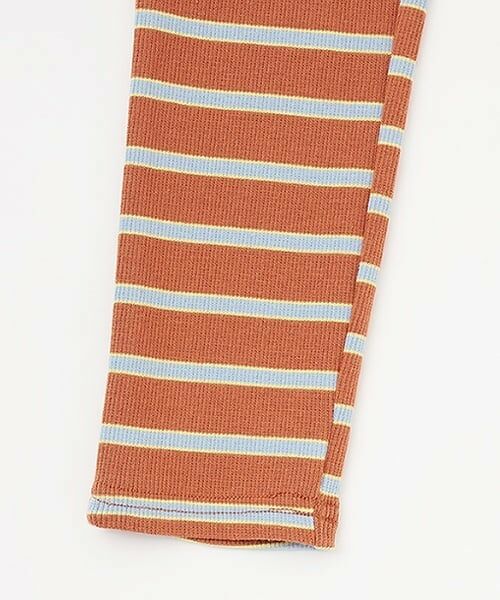 and D.petitmain / アンドディー. プティマイン レギンス・スパッツ | 【365D.】【防汚加工】ボーダーリブレギンス | 詳細9