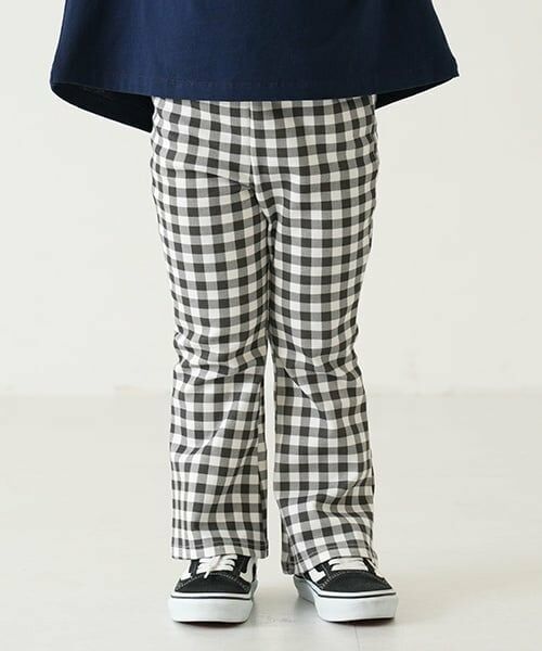 and D.petitmain / アンドディー. プティマイン レギンス・スパッツ | 【防汚加工】フレアレギンス（黒）