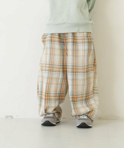 and D.petitmain / アンドディー. プティマイン その他パンツ | 【セットアップ可】柄アソートパジャマパンツ（ベージュ）