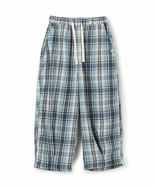 and D.petitmain / アンドディー. プティマイン その他パンツ | 【セットアップ可】柄アソートパジャマパンツ（ブルー）