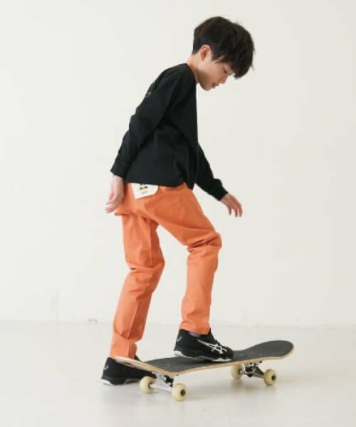 and D.petitmain / アンドディー. プティマイン その他パンツ | ストレッチツイルスリムパンツ | 詳細1