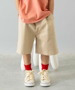 and D.petitmain / アンドディー. プティマイン ショート・ハーフ・半端丈パンツ | チノワイドハーフパンツ