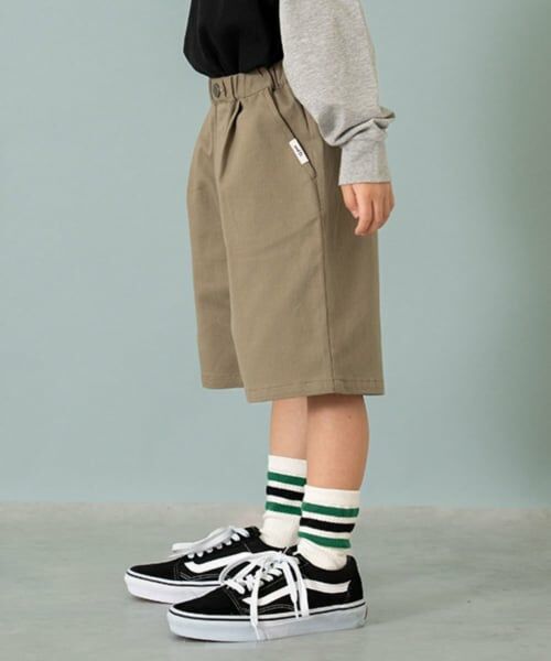and D.petitmain / アンドディー. プティマイン ショート・ハーフ・半端丈パンツ | チノワイドハーフパンツ | 詳細1