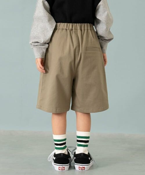 and D.petitmain / アンドディー. プティマイン ショート・ハーフ・半端丈パンツ | チノワイドハーフパンツ | 詳細2