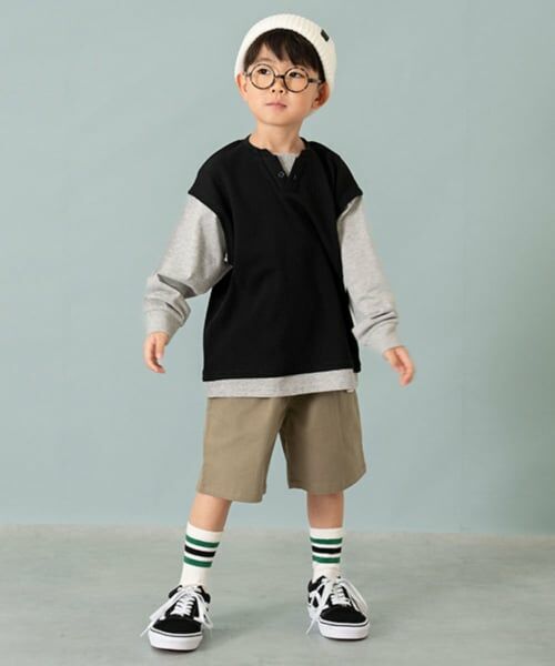 and D.petitmain / アンドディー. プティマイン ショート・ハーフ・半端丈パンツ | チノワイドハーフパンツ | 詳細3