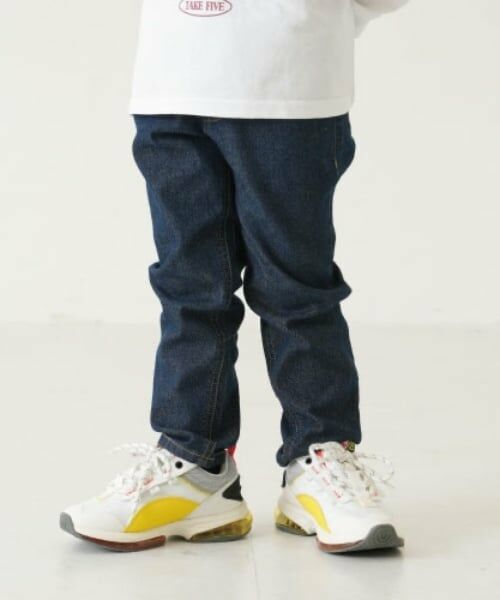 and D.petitmain / アンドディー. プティマイン その他パンツ | ストレッチデニムスリムパンツ（紺）