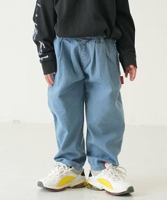 and D.petitmain / アンドディー. プティマイン その他パンツ | 【親子リンク】タックワイドデニムテーパードパンツ