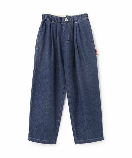 and D.petitmain / アンドディー. プティマイン その他パンツ | 【親子リンク】タックワイドデニムテーパードパンツ | 詳細1