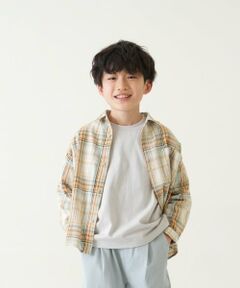 and D.petitmain / アンドディー. プティマイン シャツ・ブラウス | 【親子リンク】Kidsピーチキモウチェックシャツ