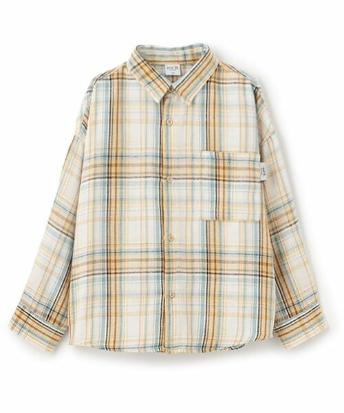 and D.petitmain / アンドディー. プティマイン シャツ・ブラウス | 【親子リンク】Kidsピーチキモウチェックシャツ | 詳細10